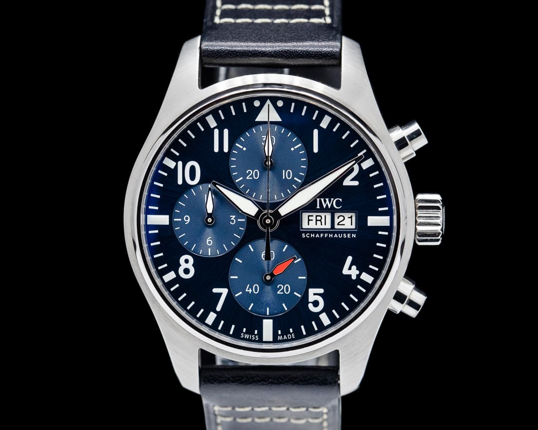 IWC Pilot's Watch Chronograph 41mm SS Blue dial