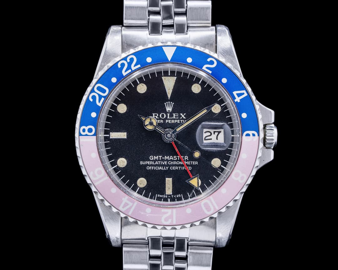 Rolex Vintage GMT Master "Pepsi Bezel" SS Circa 1967