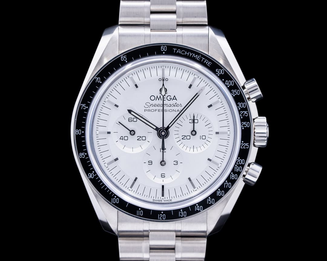 Omega Speedmaster Moonwatch Professional "Canopus" 18K White Gold RARE