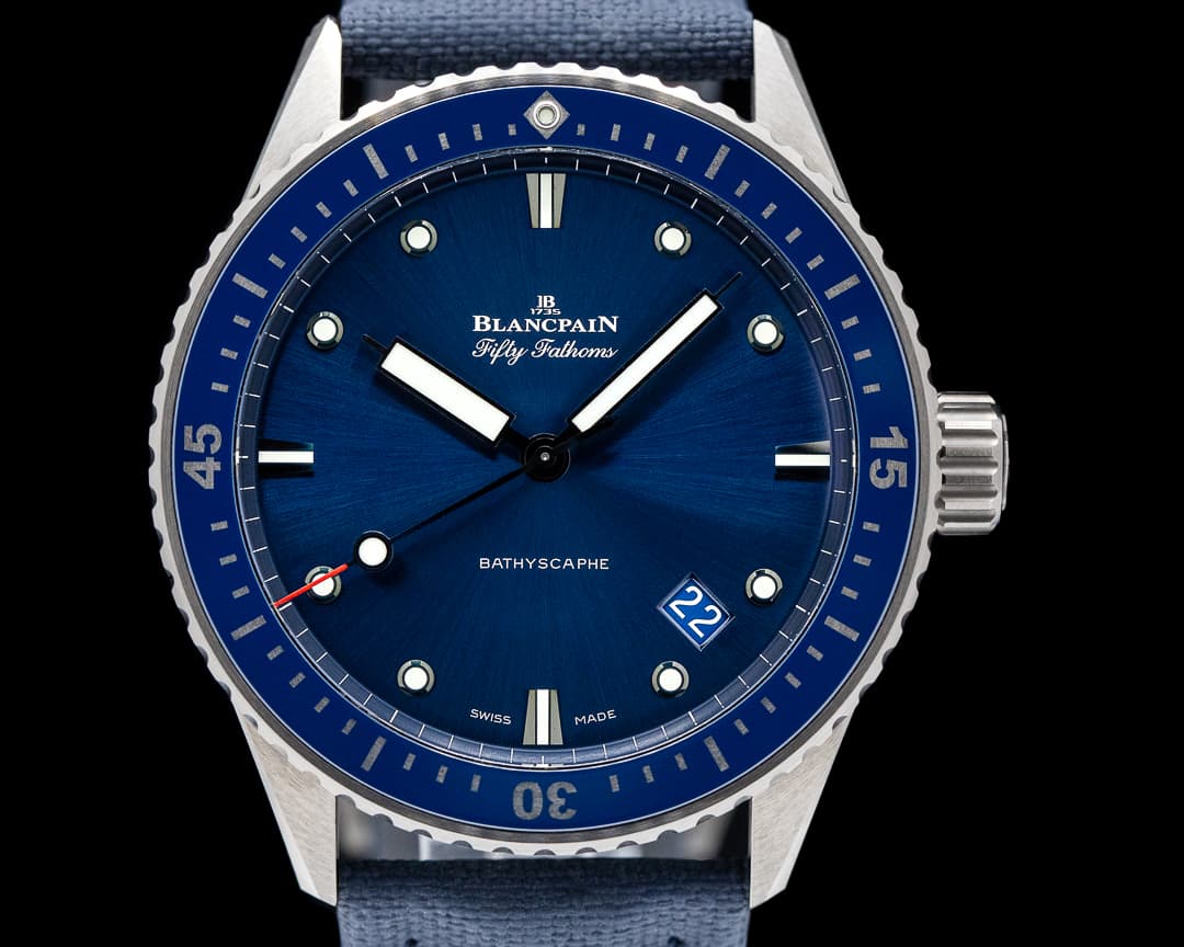 Blancpain Fifty Fathoms Bathyscaphe Ceramic Blue 