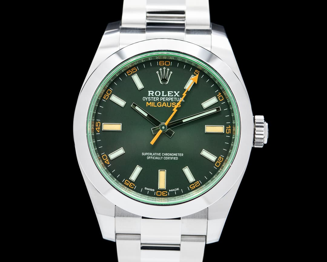 Rolex Milgauss 116400GV Green Crystal Edition 2022