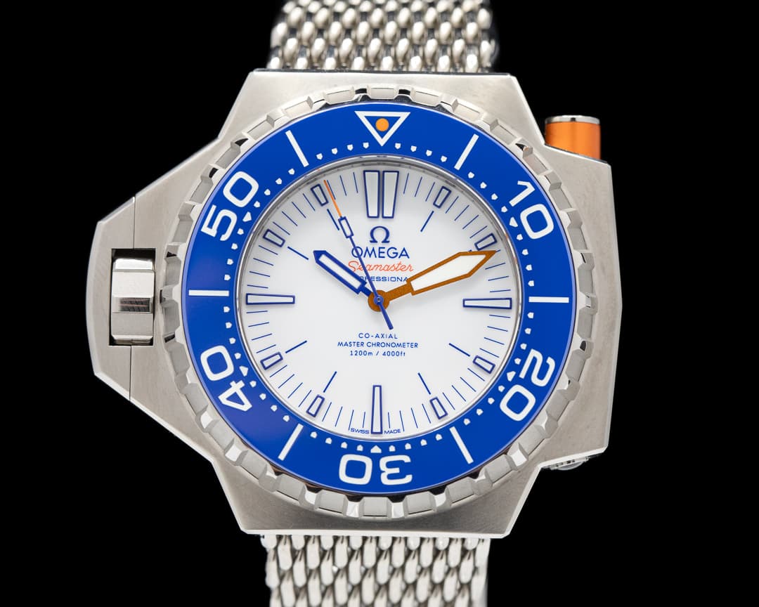 Omega Seamaster PloProf 1200M Titanium Mesh Bracelet