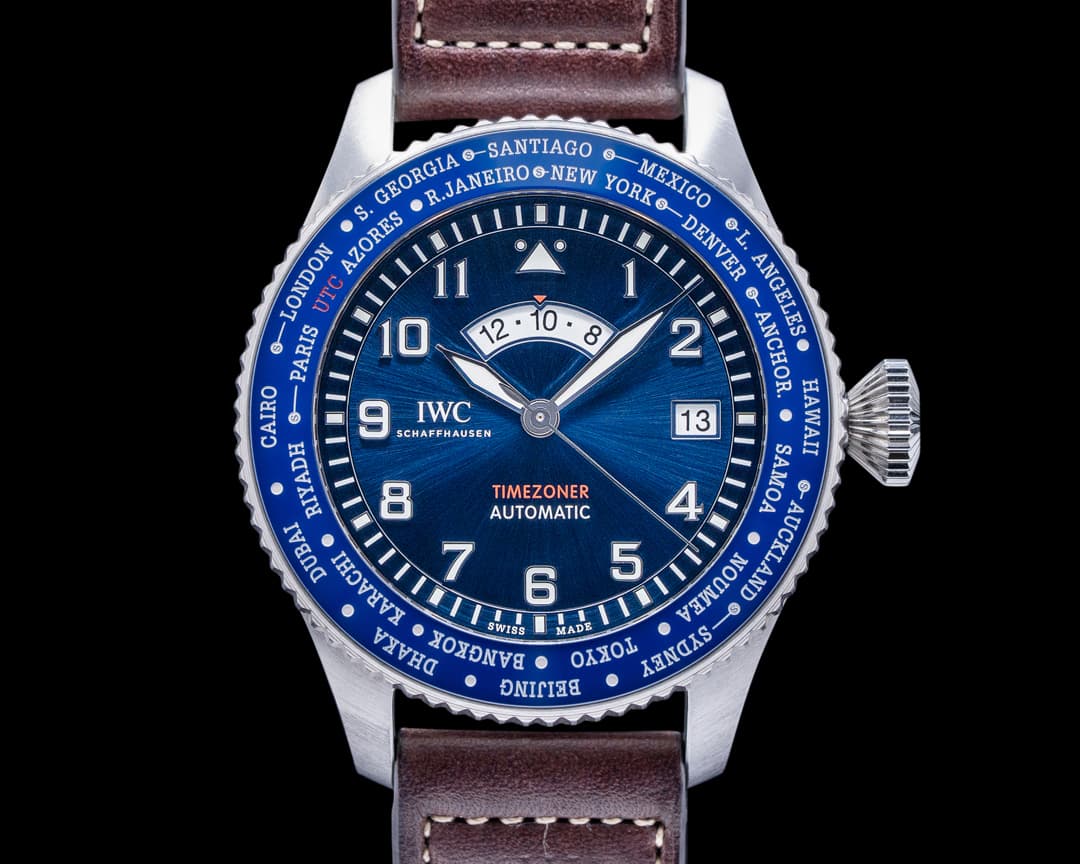 IWC Pilots Watch Timezoner IW395503 LE PETIT PRINCE Blue Dial 
