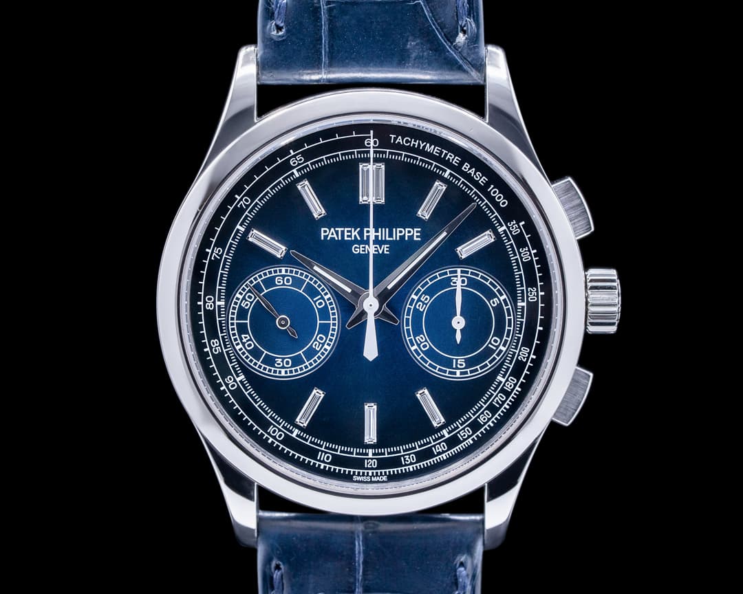 Patek Philippe Chronograph Platinum 5170P Blue Diamond Dial