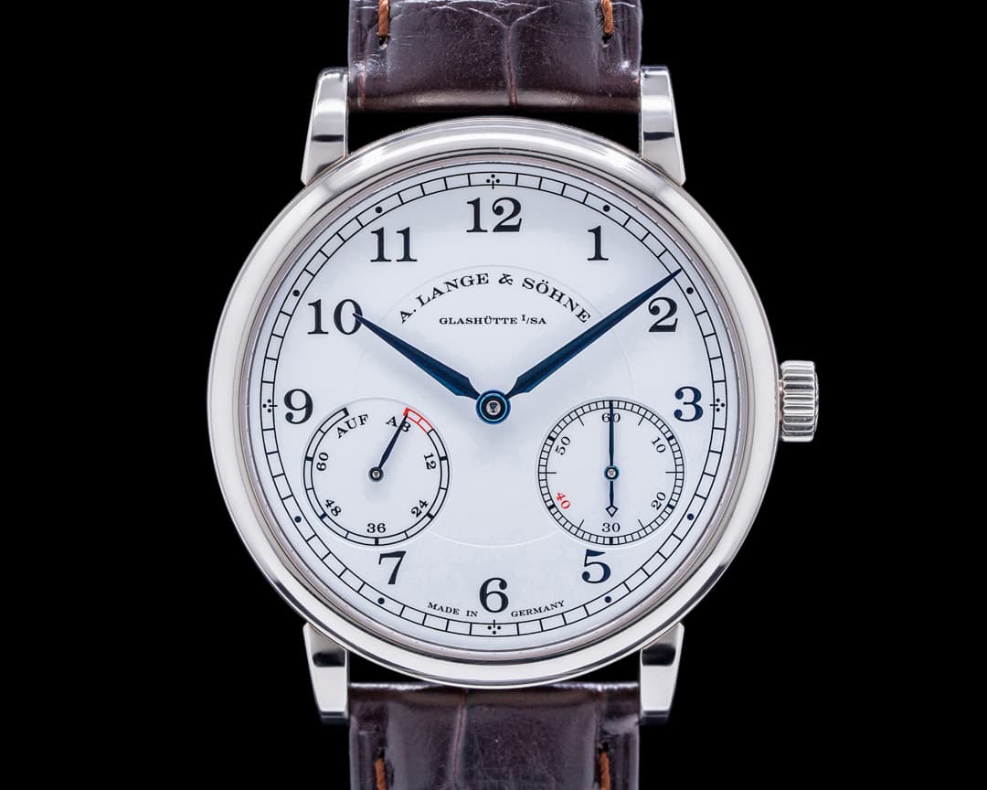 A. Lange and Sohne 1815 Up & Down CELLINI 40th Anniversary 18K White Gold