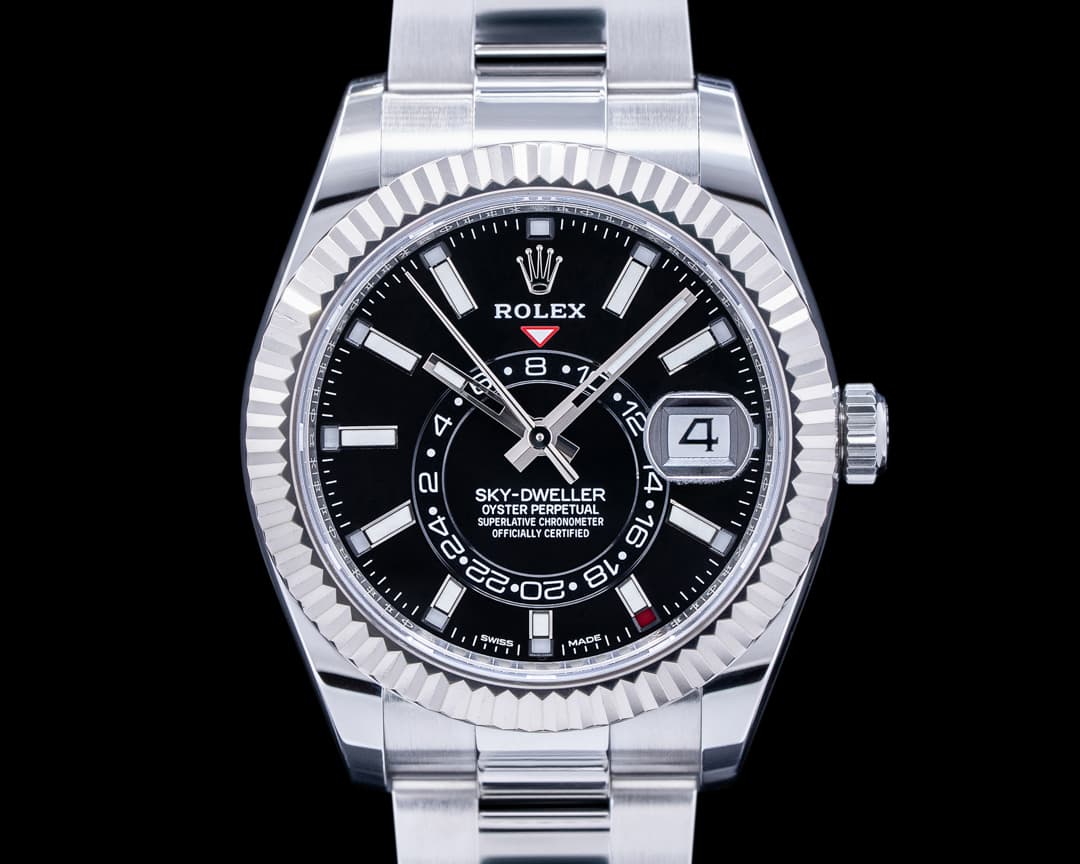Rolex Sky Dweller 326934 Steel Black Dial