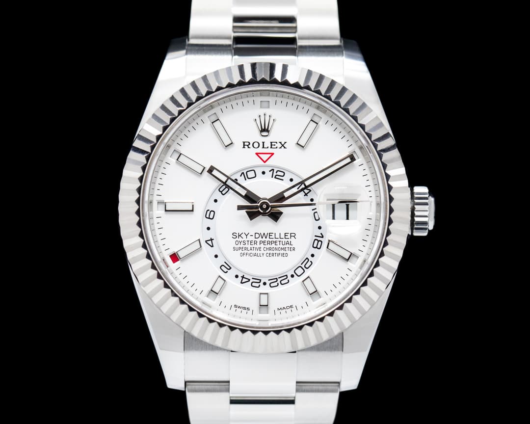Rolex Sky Dweller Steel White Dial SS Oyster bracelet 2021