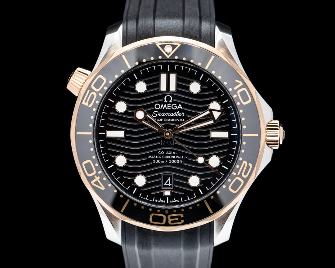 Omega Seamaster Diver 300M Black SS / 18k Rose Gold 2021