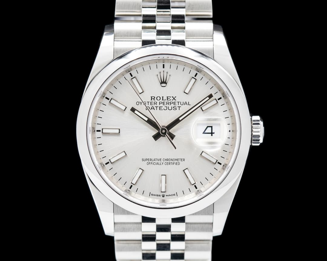 Rolex Datejust Silver Stick Dial / Jubilee Bracelet