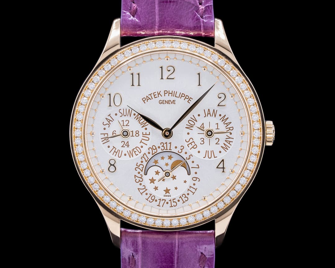Patek Philippe 7140R Perpetual Calendar 18k Rose Gold / Diamonds