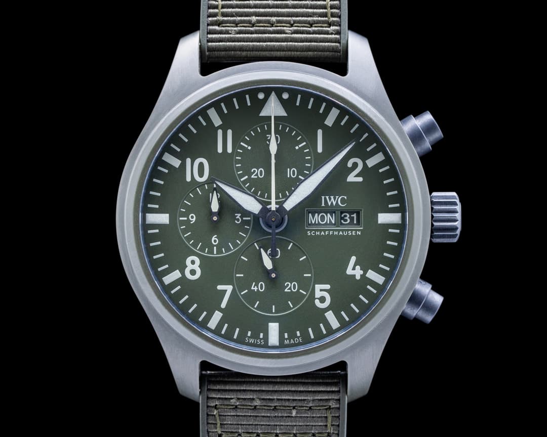 IWC Pilots Chronograph IW389106 Top Gun Woodland Edition