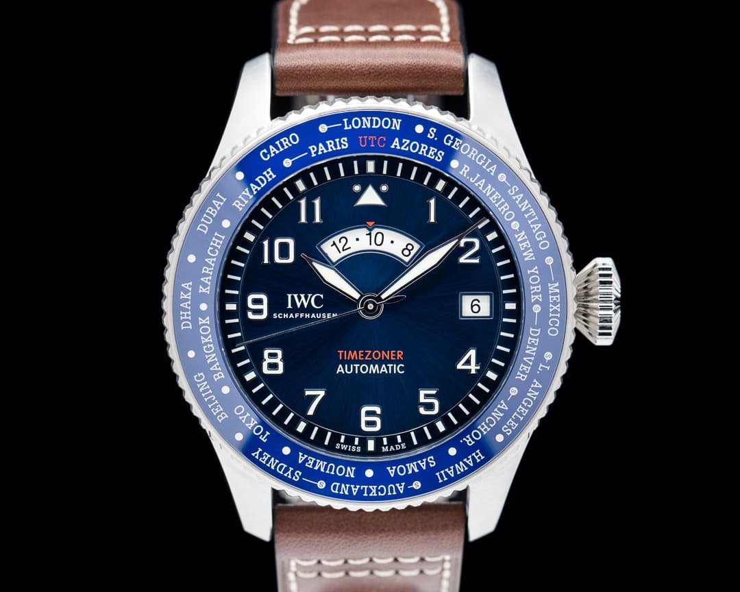 IWC Pilots Watch Timezoner IW395503 LE PETIT PRINCE Blue Dial 