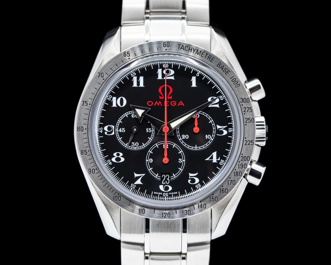 Omega Olympic Speedmaster Broad Arrow Black Dial SS