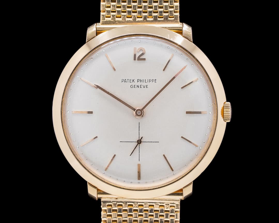 Patek Philippe Calatrava Gold Mens Watch 2572 1957 ORIGINAL CERT 35MM