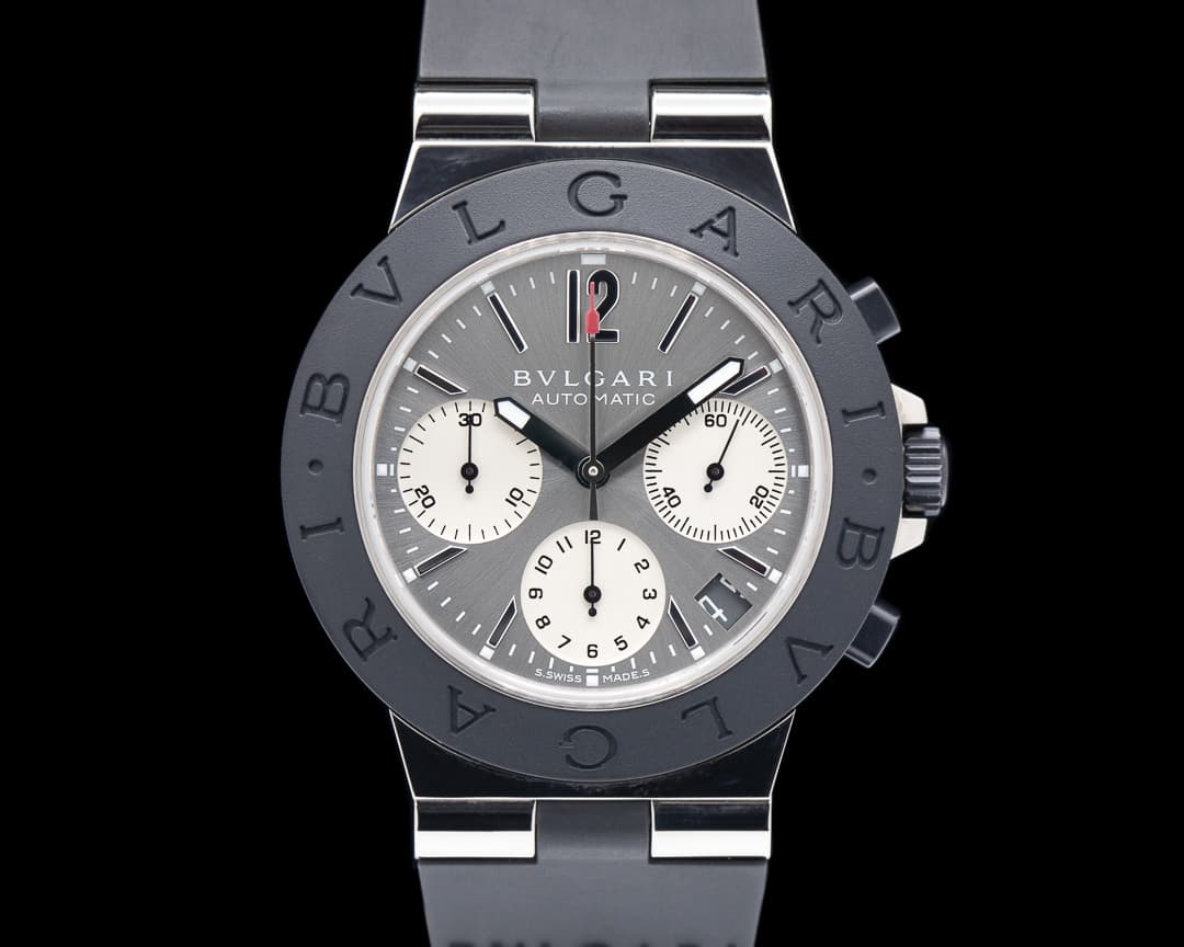 Bulgari Diagono Chronograph 18k White Gold