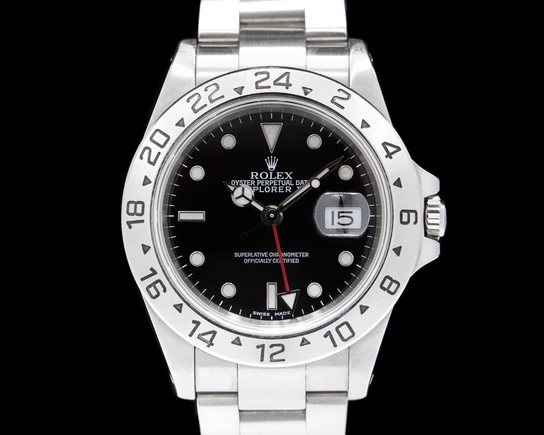 Rolex Explorer II SS Black Dial 16570