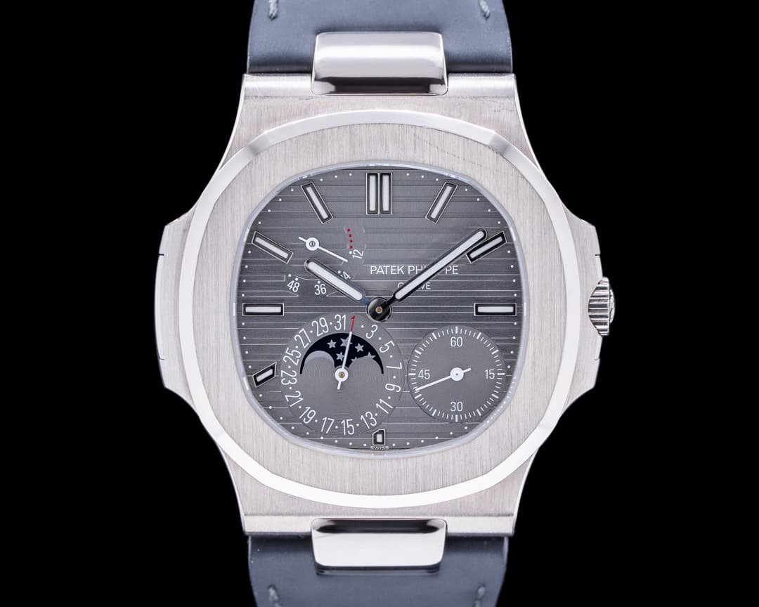 Patek Philippe Nautilus 5712G Power Reserve Moonphase 18K White Gold 2020