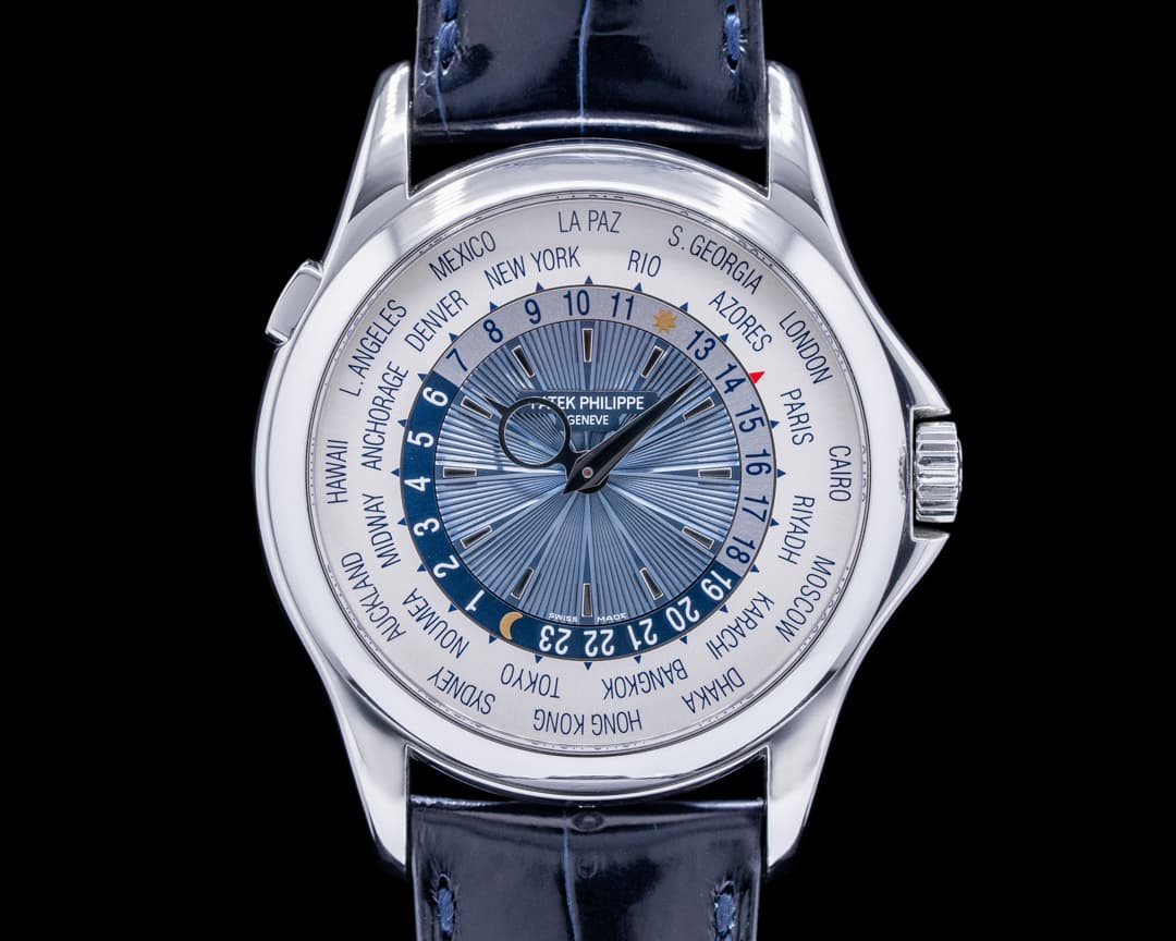 Patek Philippe 5130P World Time Platinum 