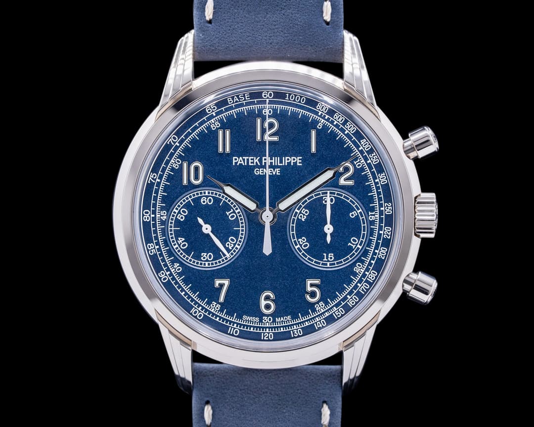 Patek Philippe Chronograph 5172G 18K White Gold Blue Dial 