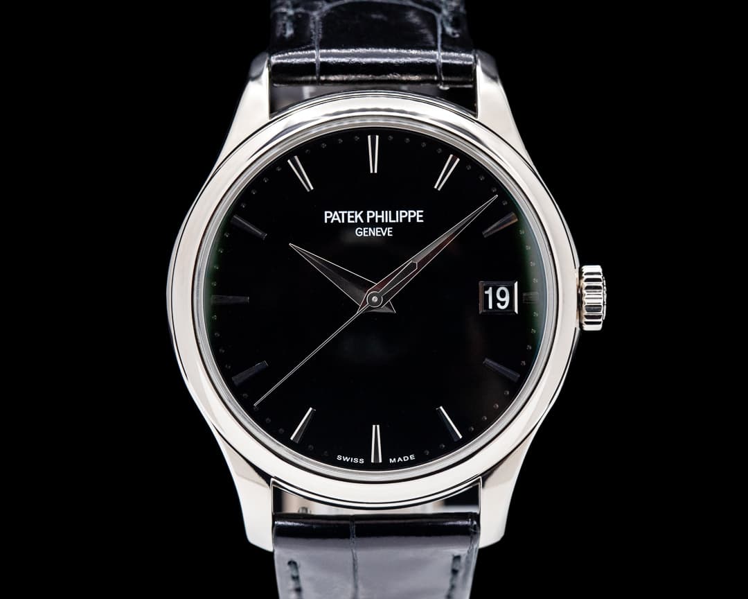 Patek Philippe Calatrava 5227G Automatic 18K White Gold Black Dial 
