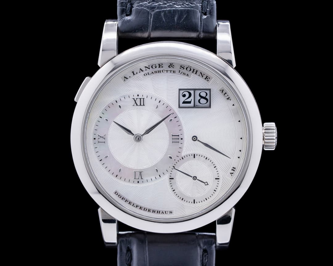A. Lange & Söhne Lange 1 "Soiree" 110.030 White Gold Mother of Pearl Dial RARE