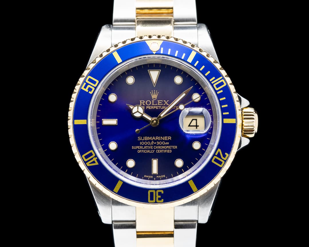 Rolex Submariner 16613 Blue Dial SS / 18K