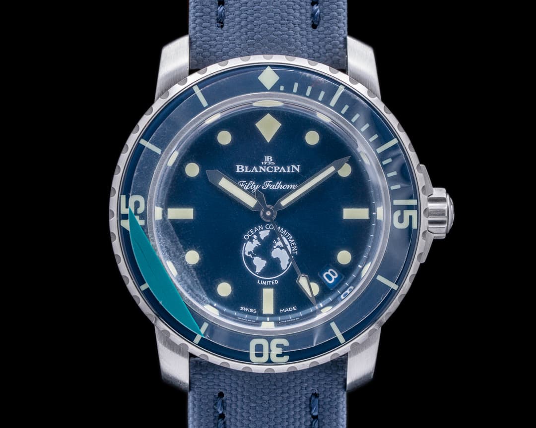 Blancpain Fifty Fathoms Ocean Commitment III Limited Edition Blue Dial 
