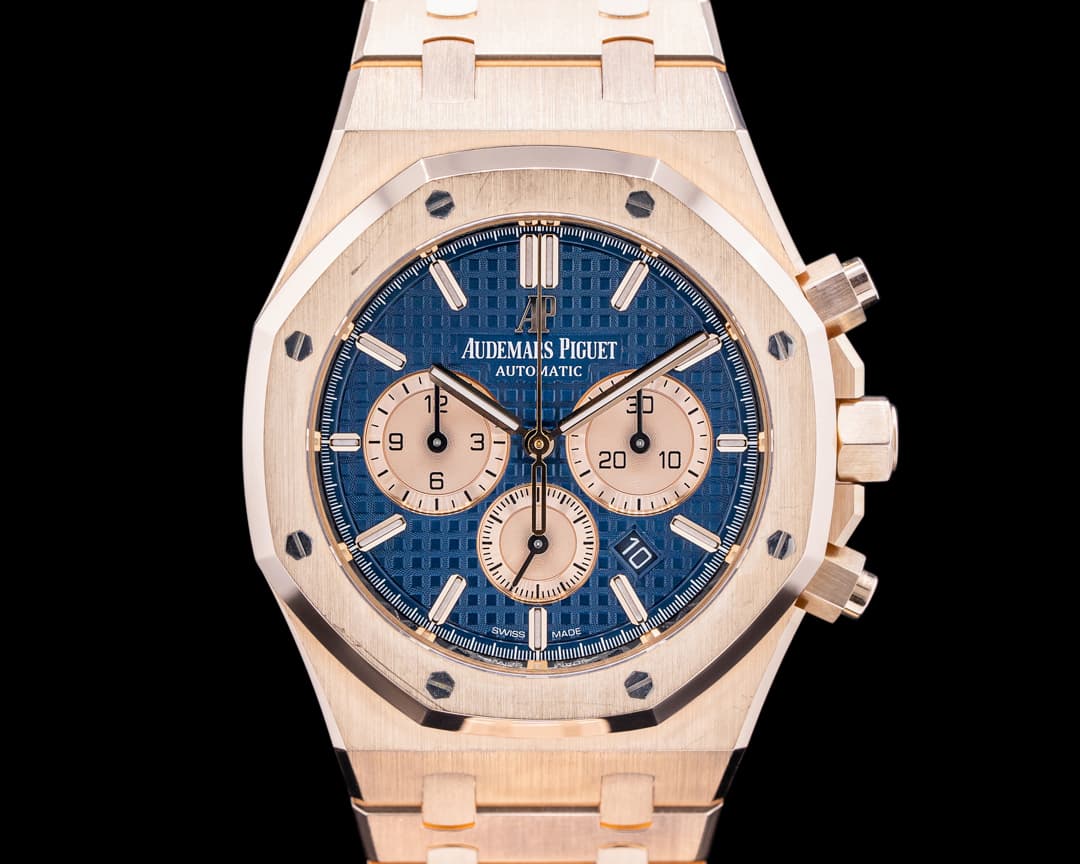 Audemars Piguet Royal Oak 26331OR Chronograph 26331OR Blue Dial RG 41MM 