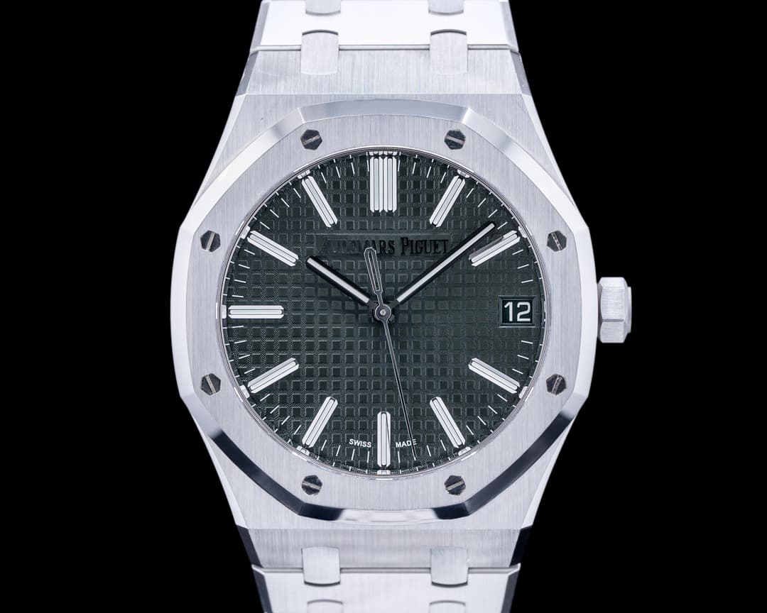 Audemars Piguet Royal Oak Green Dial 15510ST 50th Anniversary