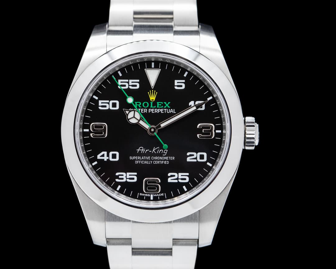 Rolex Air King 116900 Black Dial SS