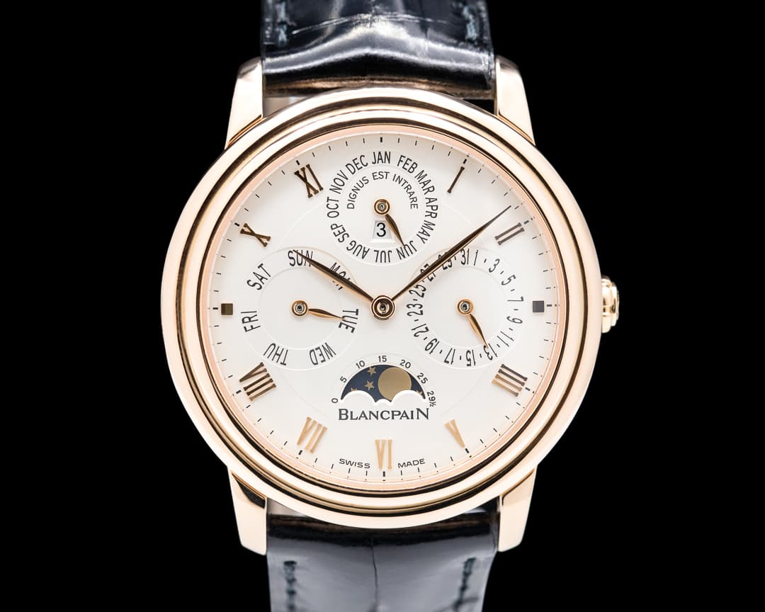 Blancpain Villeret Perpetual Calendar 18K Rose Gold Full Set