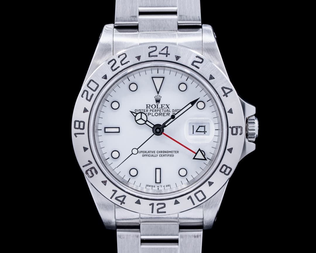 Rolex Explorer II SS White Dial 16570