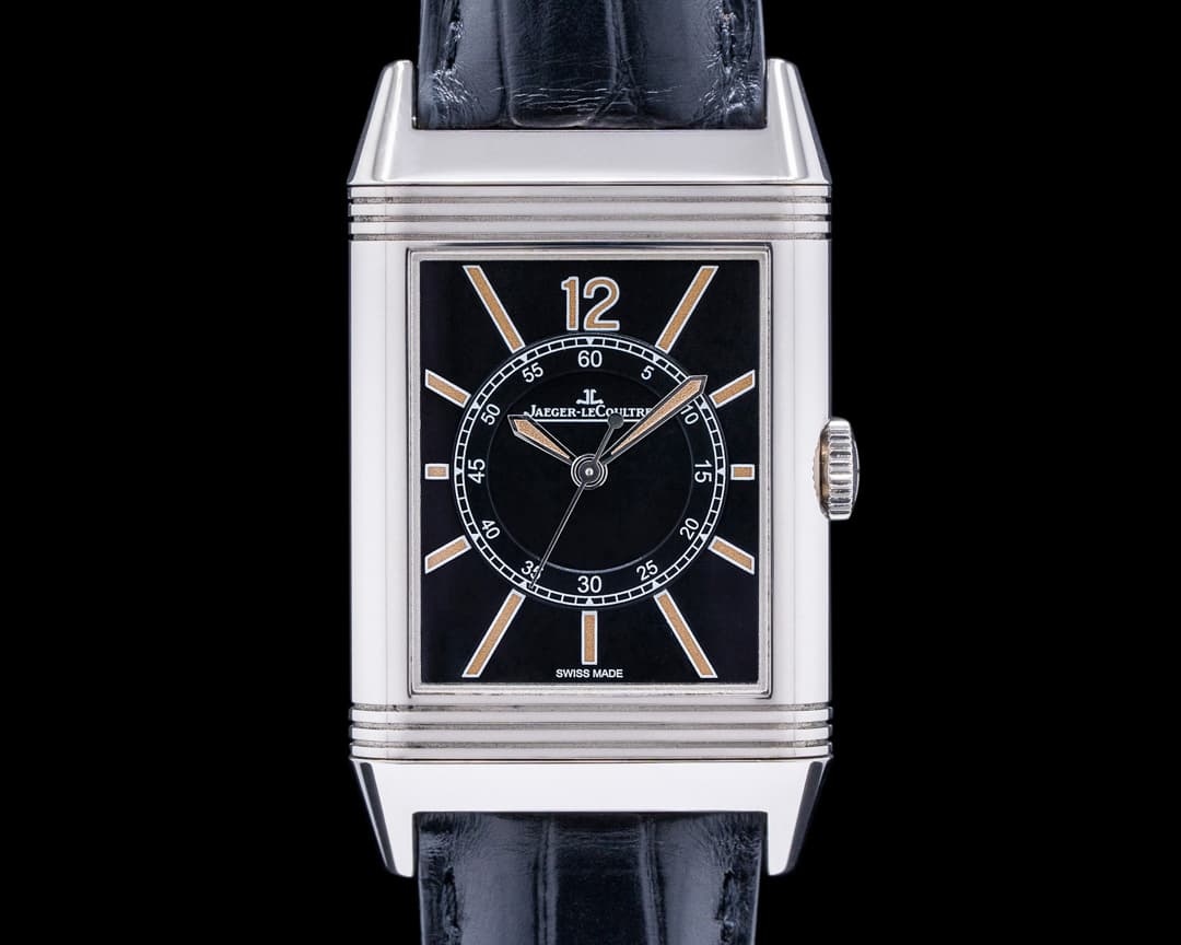 Jaeger LeCoultre Grande Reverso 1931 Seconde Centrale 18k WG Automatic RARE