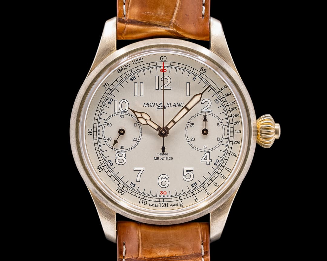 Montblanc 1858 Monopusher Chronograph Tachymeter Bronze LIMITED 