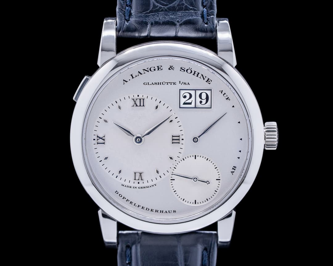 A. Lange and Sohne Lange 1 101.025 Platinum "STEALTH" Silver Dial