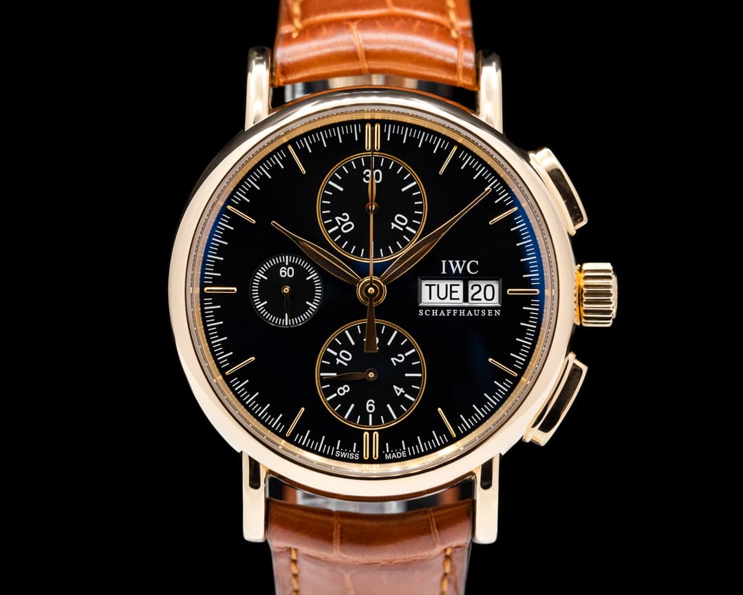 IWC Portofino Chronograph 3783 Rose Gold