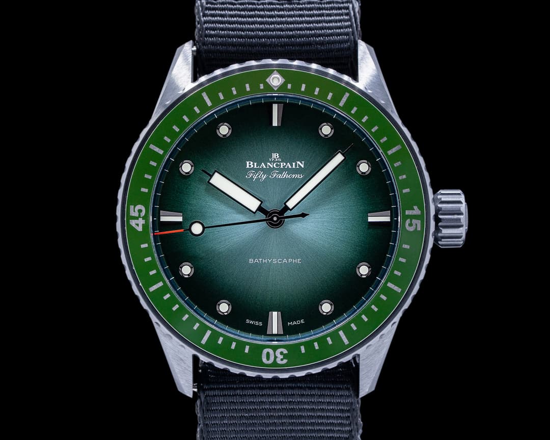 Blancpain Fifty Fathoms Bathyscaphe Mokarran Tropical Green Dial Limited 2020