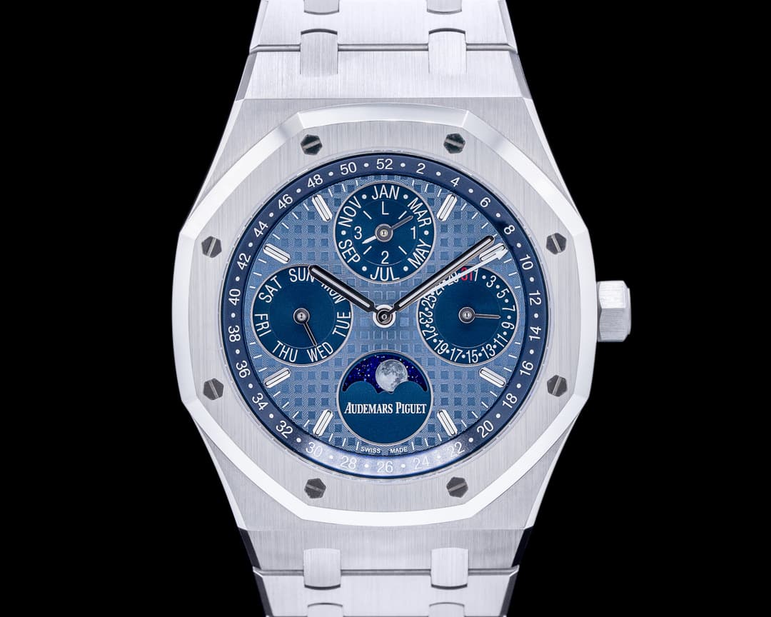 Audemars Piguet Royal Oak 26574ST Perpetual Calendar Blue Dial 