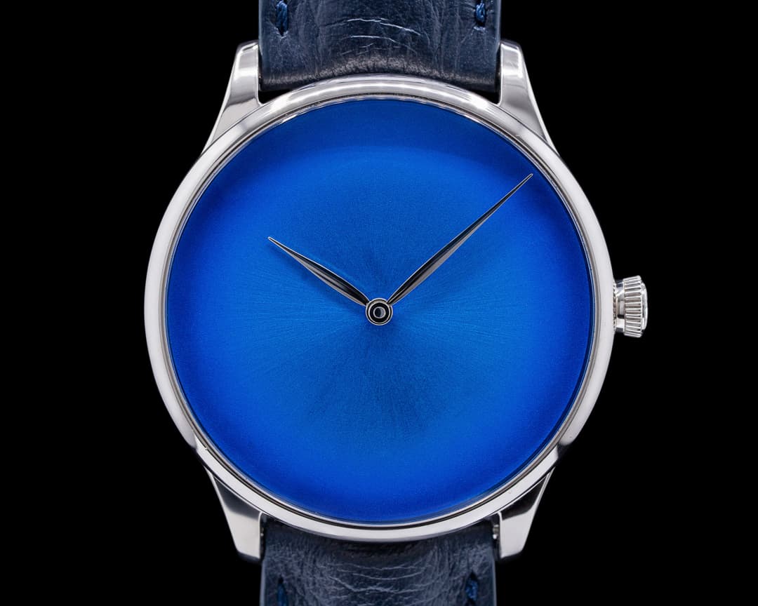 H. Moser and Cie. Venturer Concept Arctic Blue Fume Dial 18k WG LIMITED 