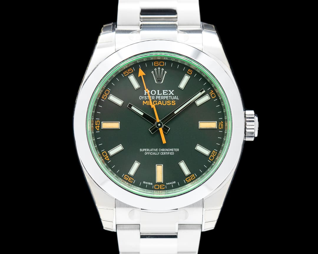 Rolex Milgauss 116400GV Green Crystal Edition UNWORN 2023