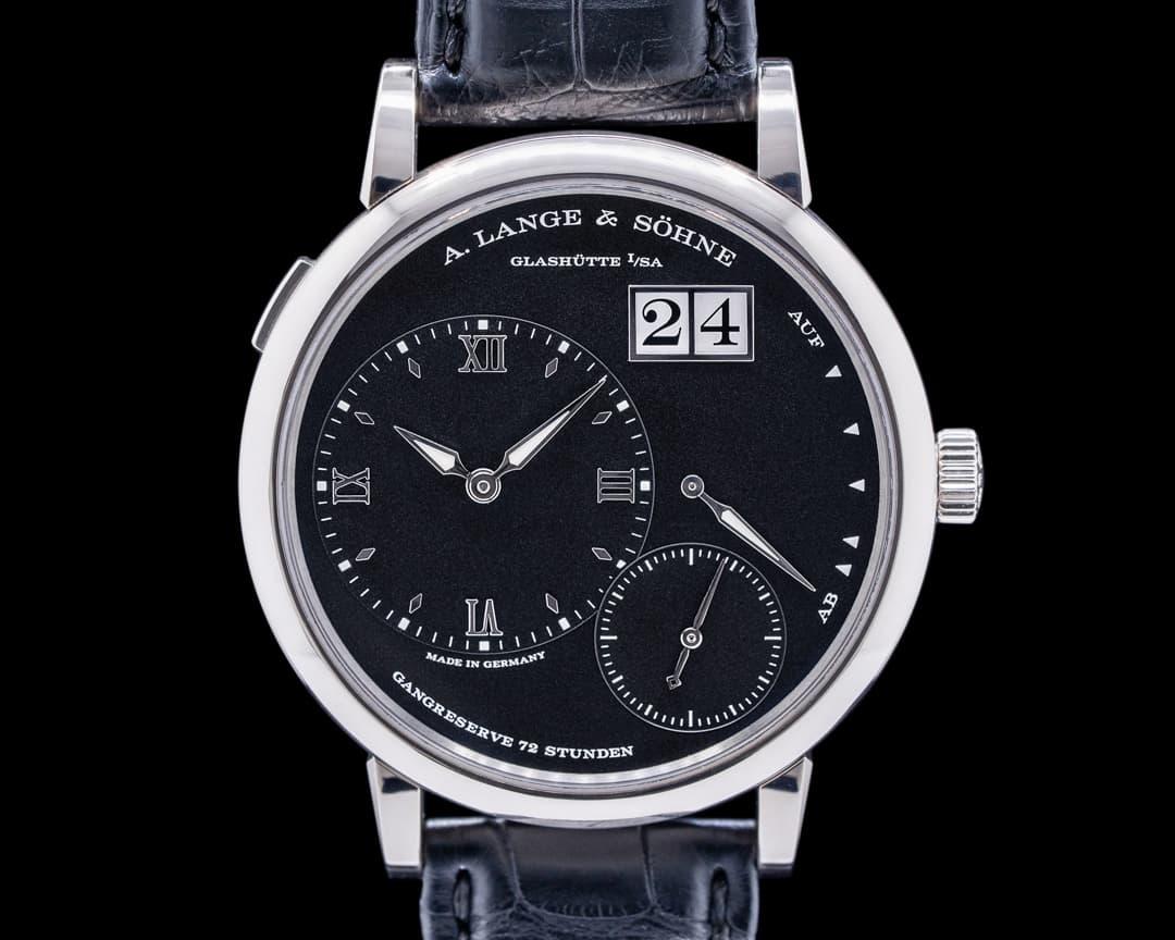 A. Lange and Sohne Grand Lange 1 117.028 Black Dial 