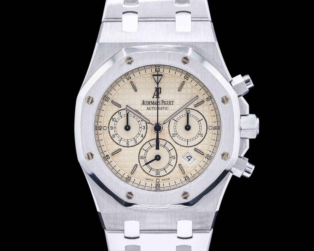 Audemars Piguet Royal Oak 25860ST Chronograph CREAM Dial SS