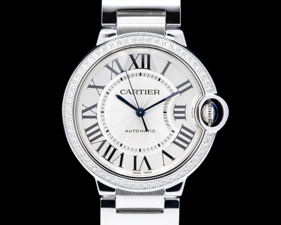 Cartier Ballon Bleu Automatic 36MM SS / DIAMONDS