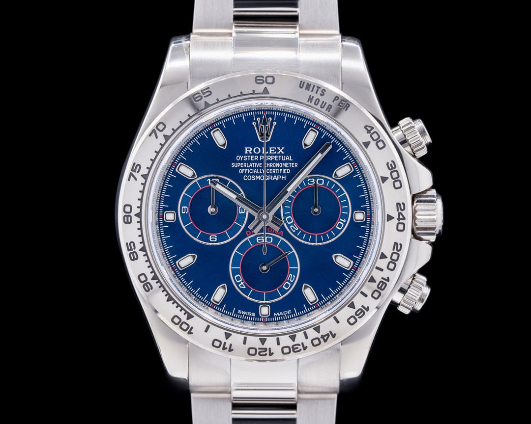 Rolex Daytona 116509 Blue Dial 18K White Gold