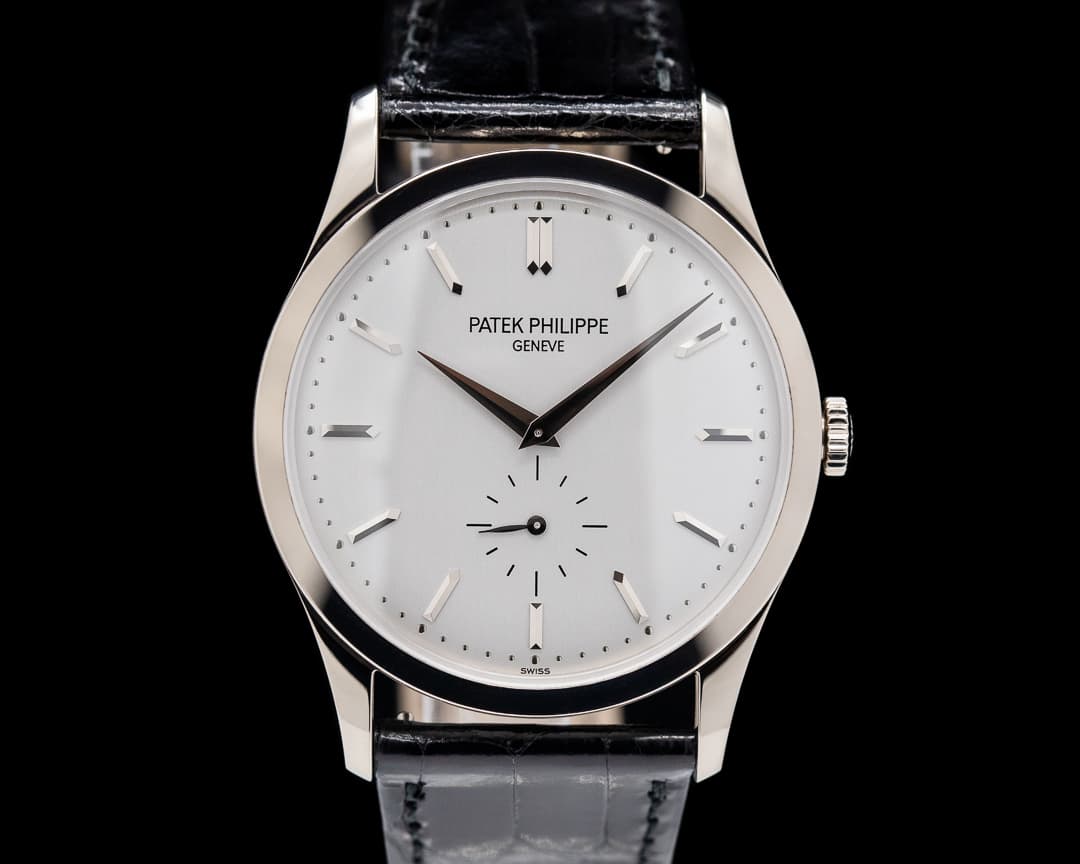 Patek Philippe Calatrava 18K White Gold Manual Wind 2020