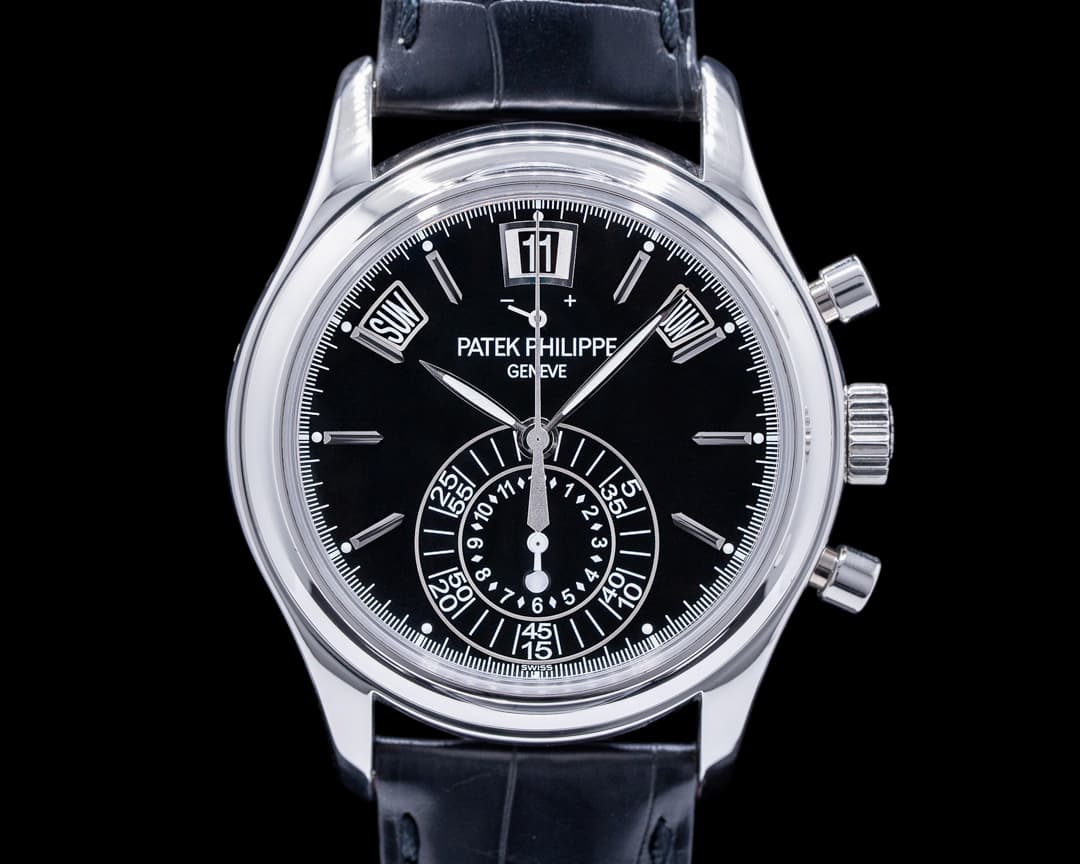 Patek Philippe Annual Calendar 5960P-016 Chronograph BLACK DIAL RARE