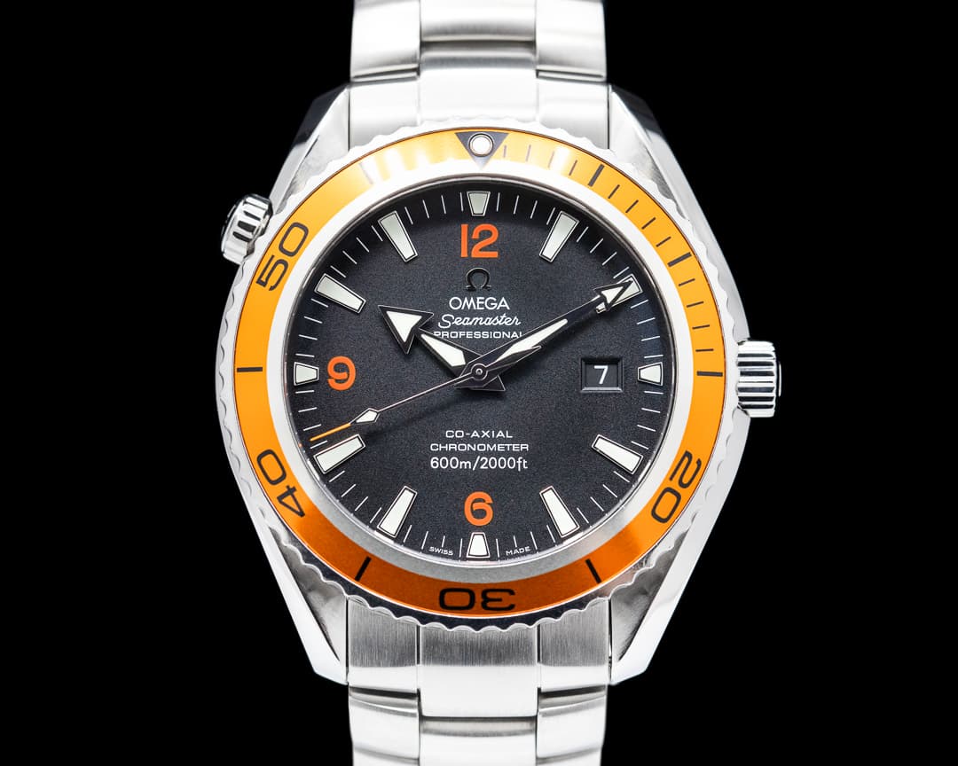 Omega Seamaster Planet Ocean Co-Axial Orange Bezel 45.5MM