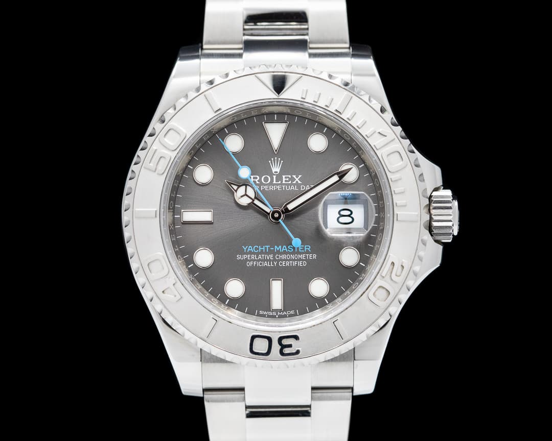 Rolex Yacht Master SS Rhodium Dial / Platinum Bezel