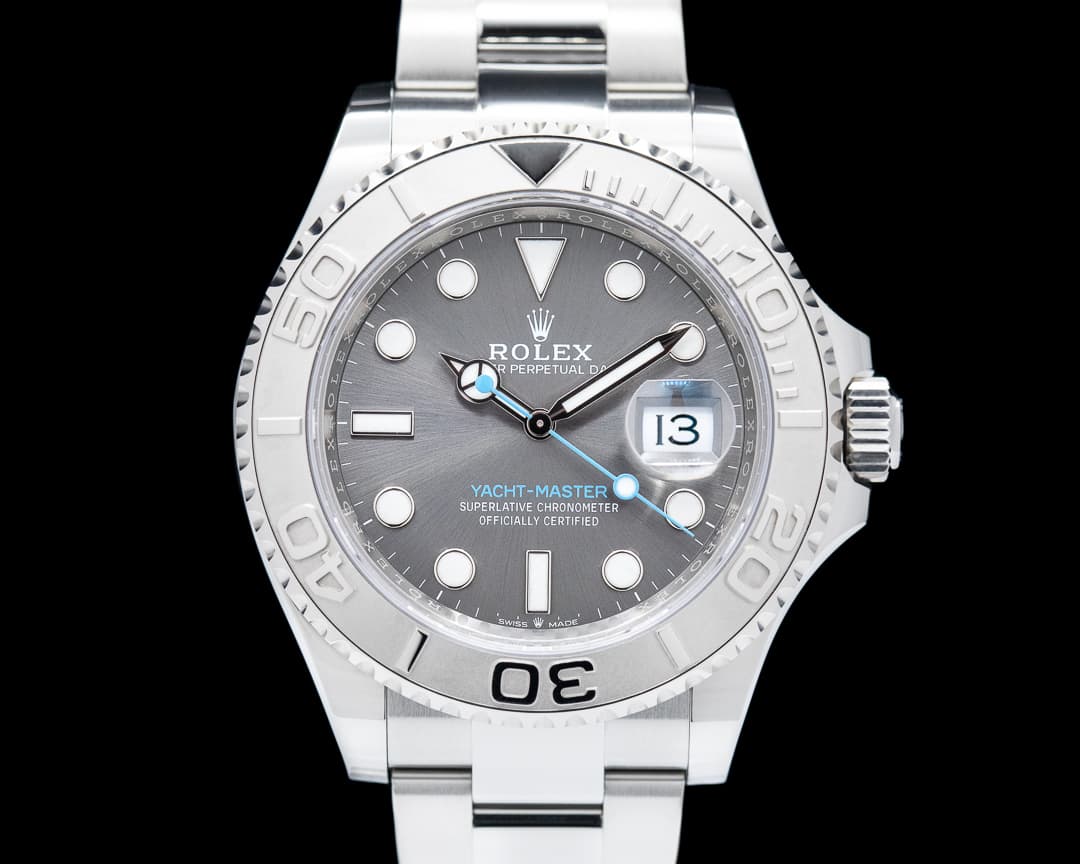 Rolex Yacht Master SS Dark Rhodium Dial / Platinum Bezel 2023