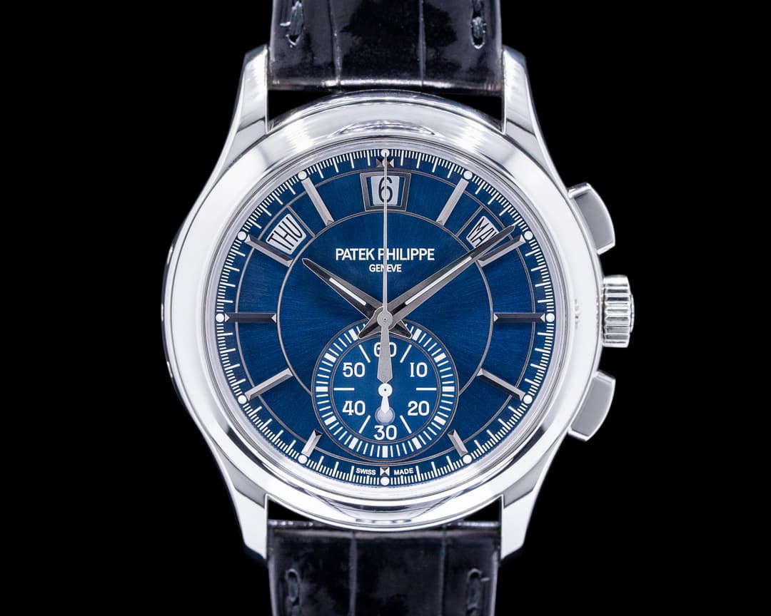 Patek Philippe 5905P Chronograph Annual Calendar PT Blue Dial DISCONTINUED